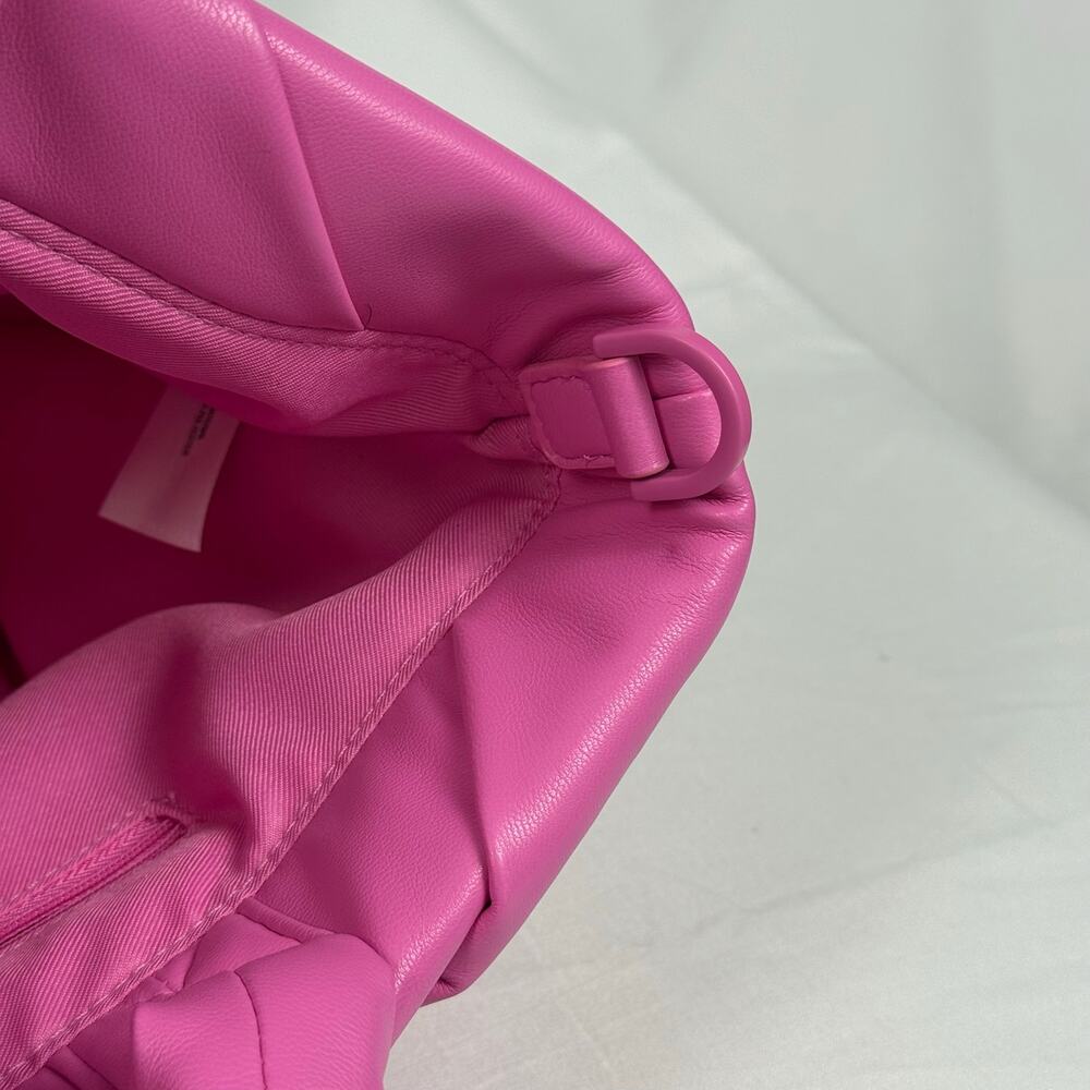 A New Day Pink Puffer Quilted Shiny Barbie Core Hand Bag Purse NWT. - Picture 7 of 15